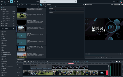 Post‑IBC 2026 Webinar: What's new in Mimir & Saga